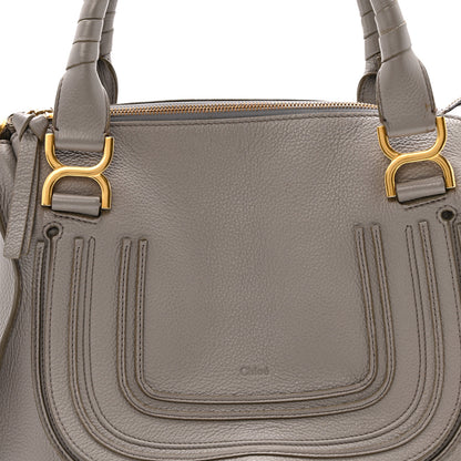 Chloe Calfskin Medium Marcie Satchel Cashmere Grey 8 of 16