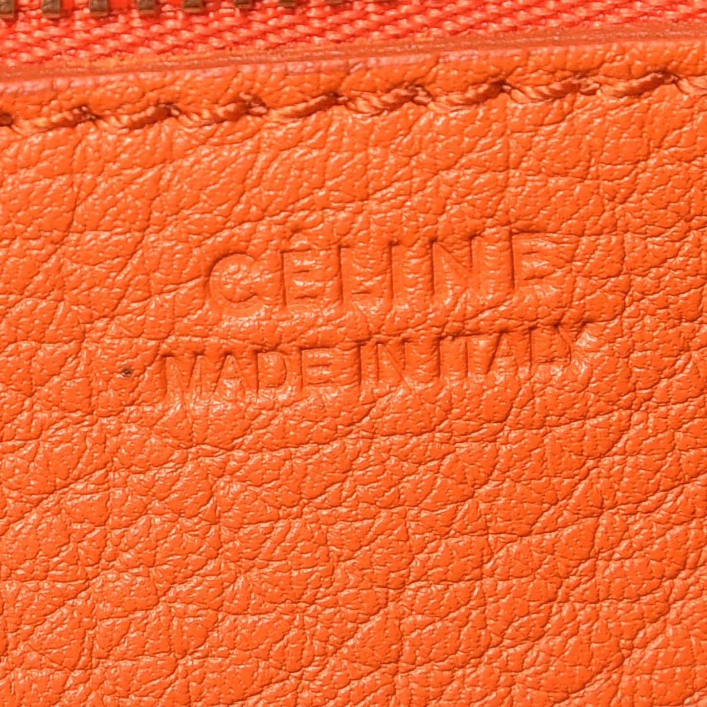 Crisped Calfskin Mini Tie Knot Tote Burnt Orange