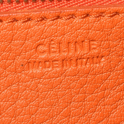 Celine Crisped Calfskin Mini Tie Knot Tote Burnt Orange 6 of 9