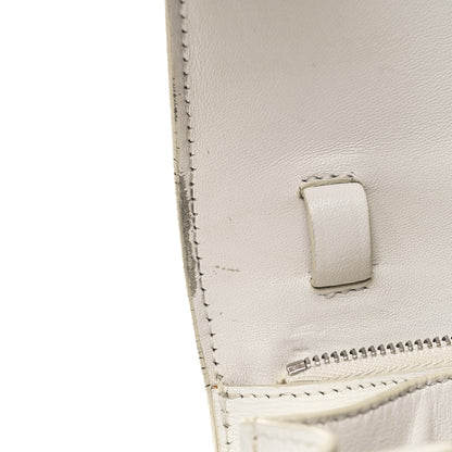 Celine Liege Calfskin Medium Classic Box Flap Bag White 13 of 14