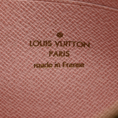 Louis Vuitton Monogram 2020 Christmas Animation Big Wheel Double Zip Pochette Rose Ballerine 7 of 12