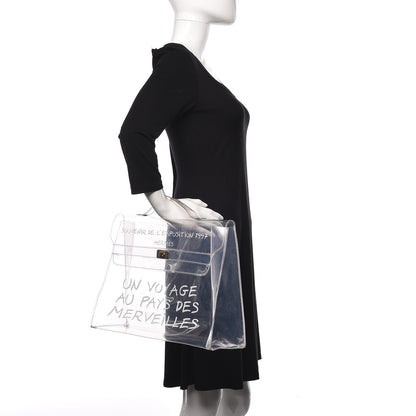 Hermes Vinyl Souvenir De L'Exposition Kelly Transparent 2 of 10