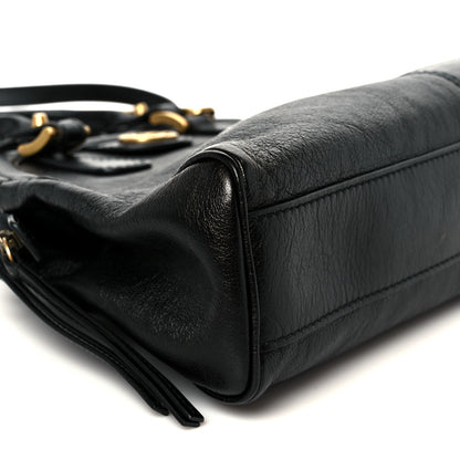 Gucci Calfskin Medium Re(Belle) Top Handle Bag Black 10 of 11