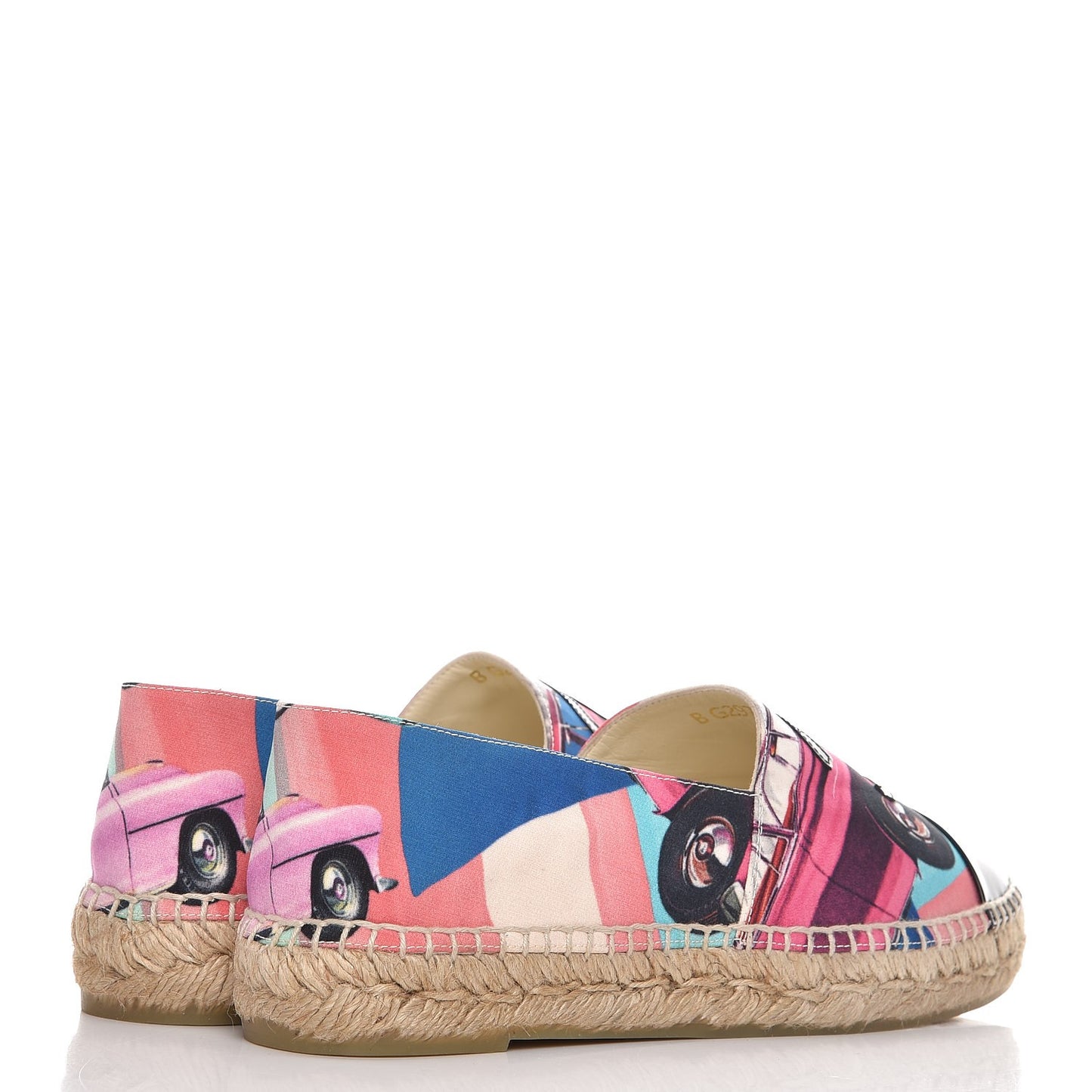 Crepe Patent CC Espadrilles 40 Multicolor Black
