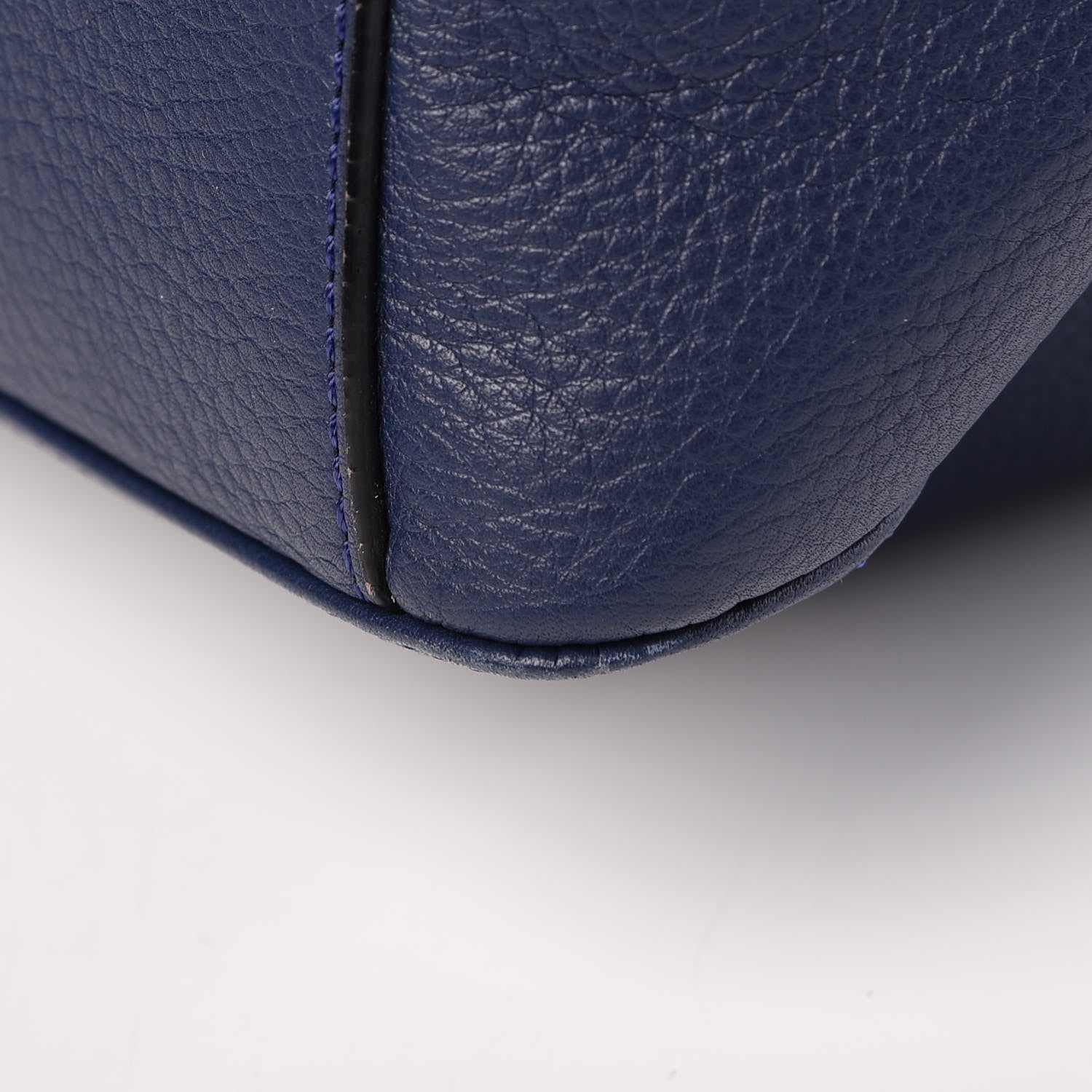 Loewe Calfskin V Bucket Bag Blue 12 of 12
