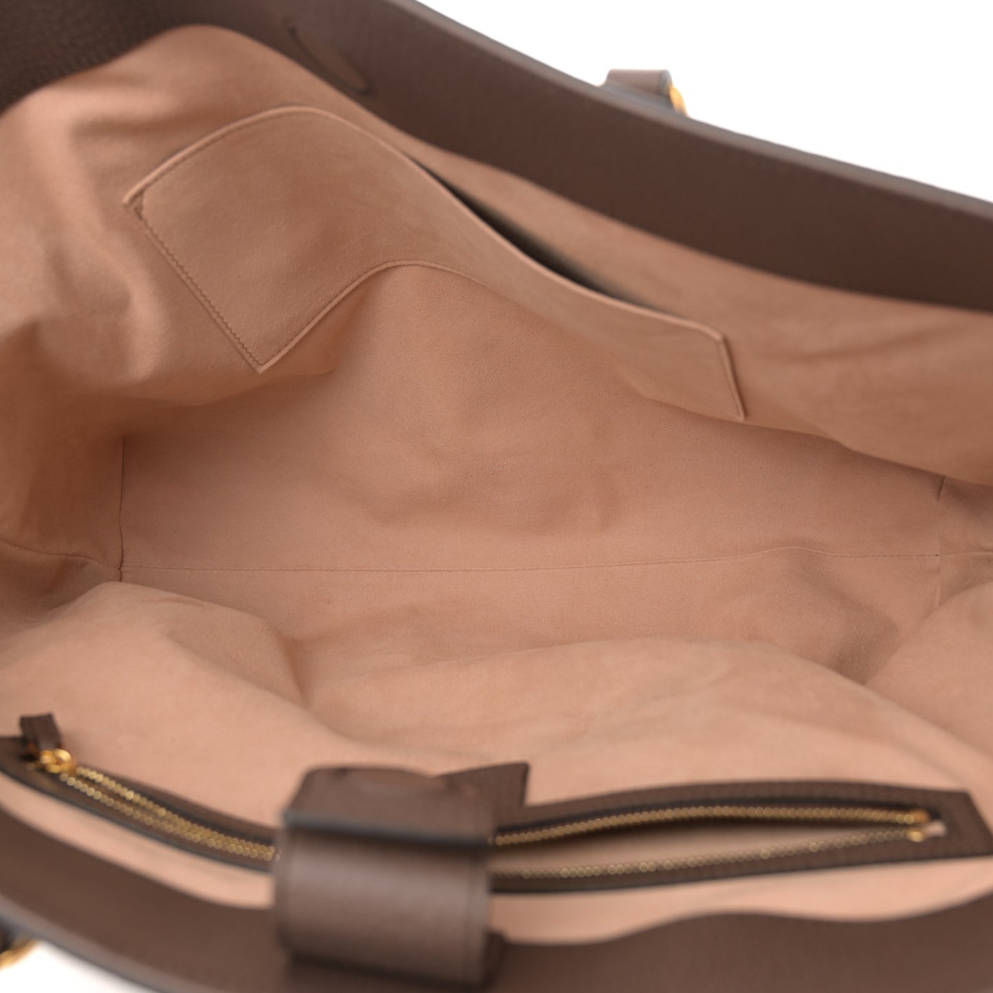 GG Supreme Monogram Medium Ophidia Shopping Tote Brown