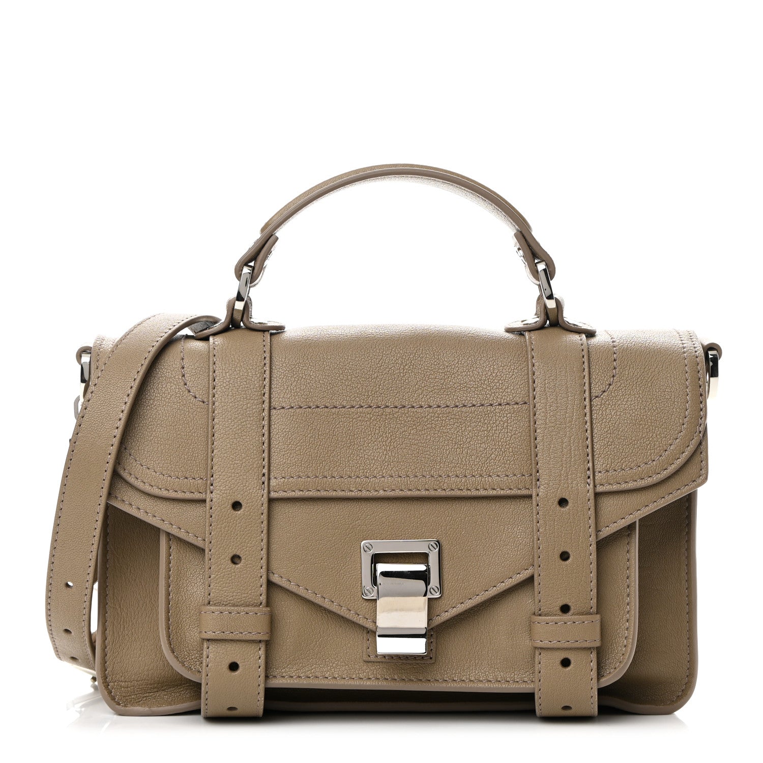 Proenza Schouler Lambskin Tiny PS1 Satchel Bay Leaf 1 of 11