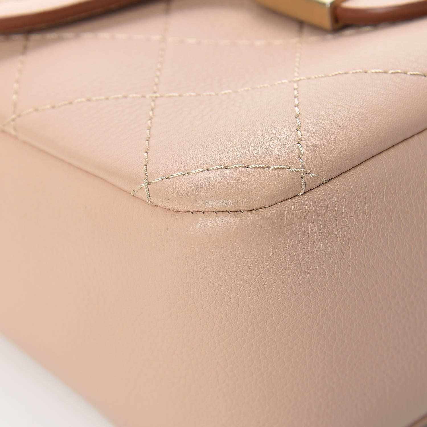 Chanel Grained Calfskin Archi Chic Flap Beige 9 of 17