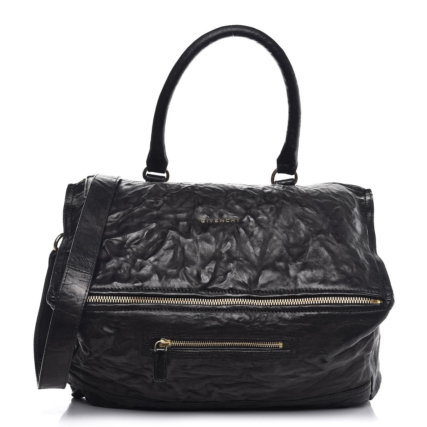Givenchy Tumbled Sheepskin Large Pandora Black 1 of 8