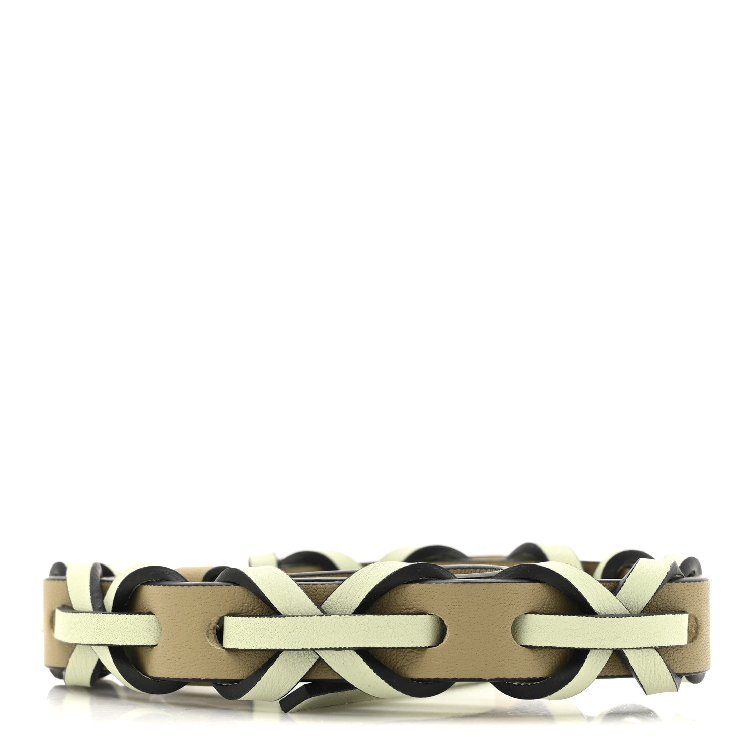 Loewe Calfskin Braided Loop Strap Clay 2 of 5