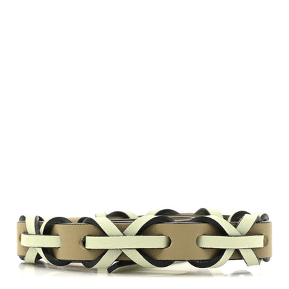 Loewe Calfskin Braided Loop Strap Clay 2 of 5