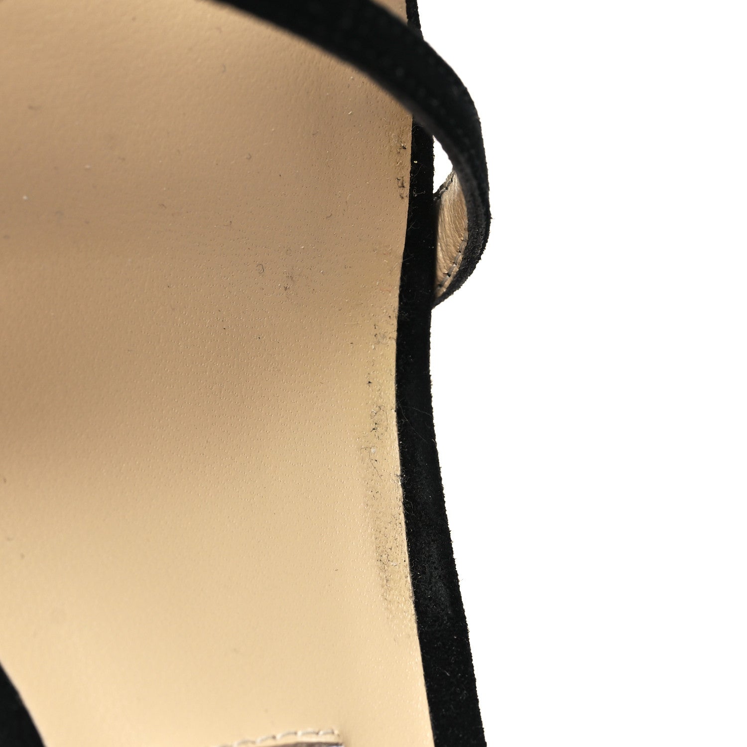 Jimmy Choo Suede Dinda 85 Sandals 37.5 Black 8 of 8