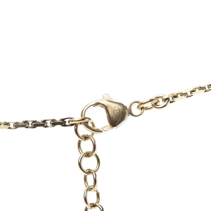 Chanel Crystal CC Pendant Necklace Gold Multicolor 7 of 7