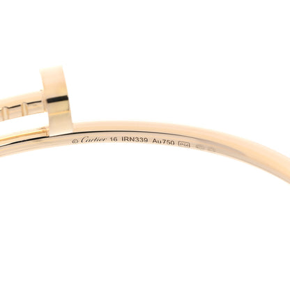 Cartier 18K Yellow Gold Small Juste Un Clou Bracelet 16 5 of 6