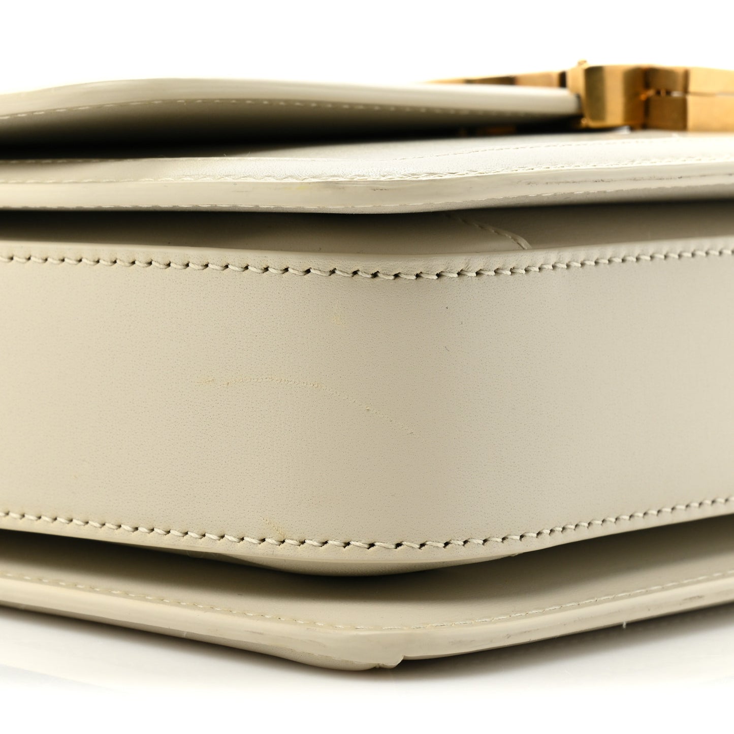 Box Calfskin Monogram Medium Solferino Satchel Crema Soft