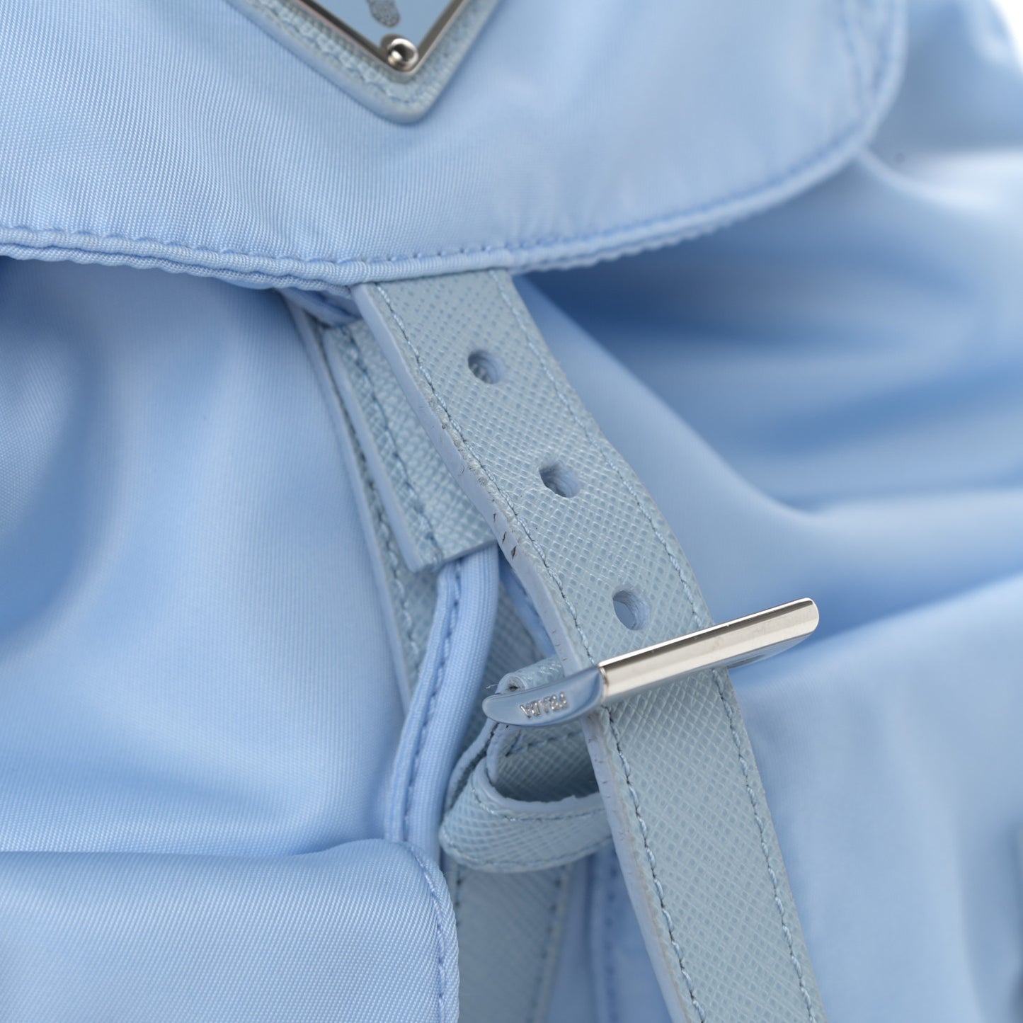 Tessuto Nylon Vela Small Backpack Celeste