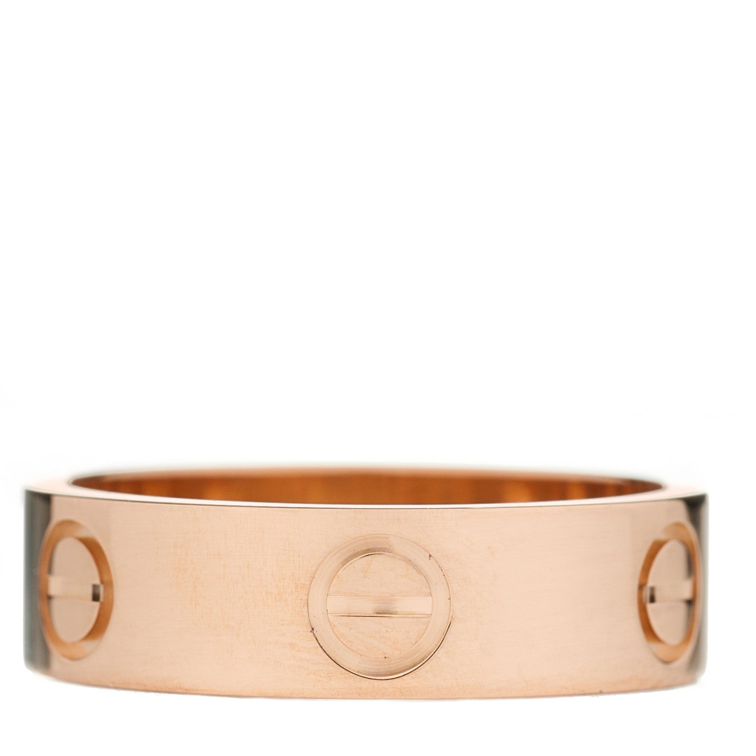 Cartier 18K Pink Gold 5.5mm LOVE Ring 54 6.75 1 of 3