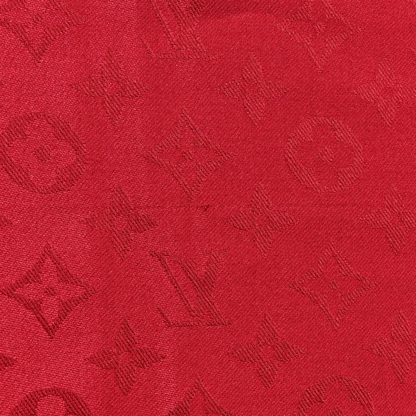 Silk Wool Monogram Shawl Pomme D'Amour