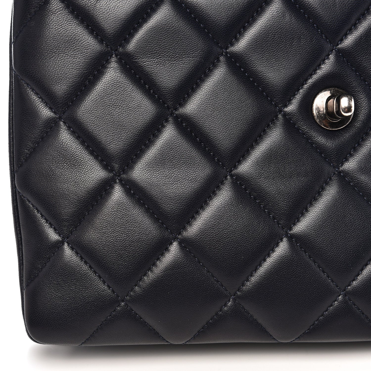 Chanel Lambskin Quilted Medium Trendy CC Flap Navy Blue 10 of 15