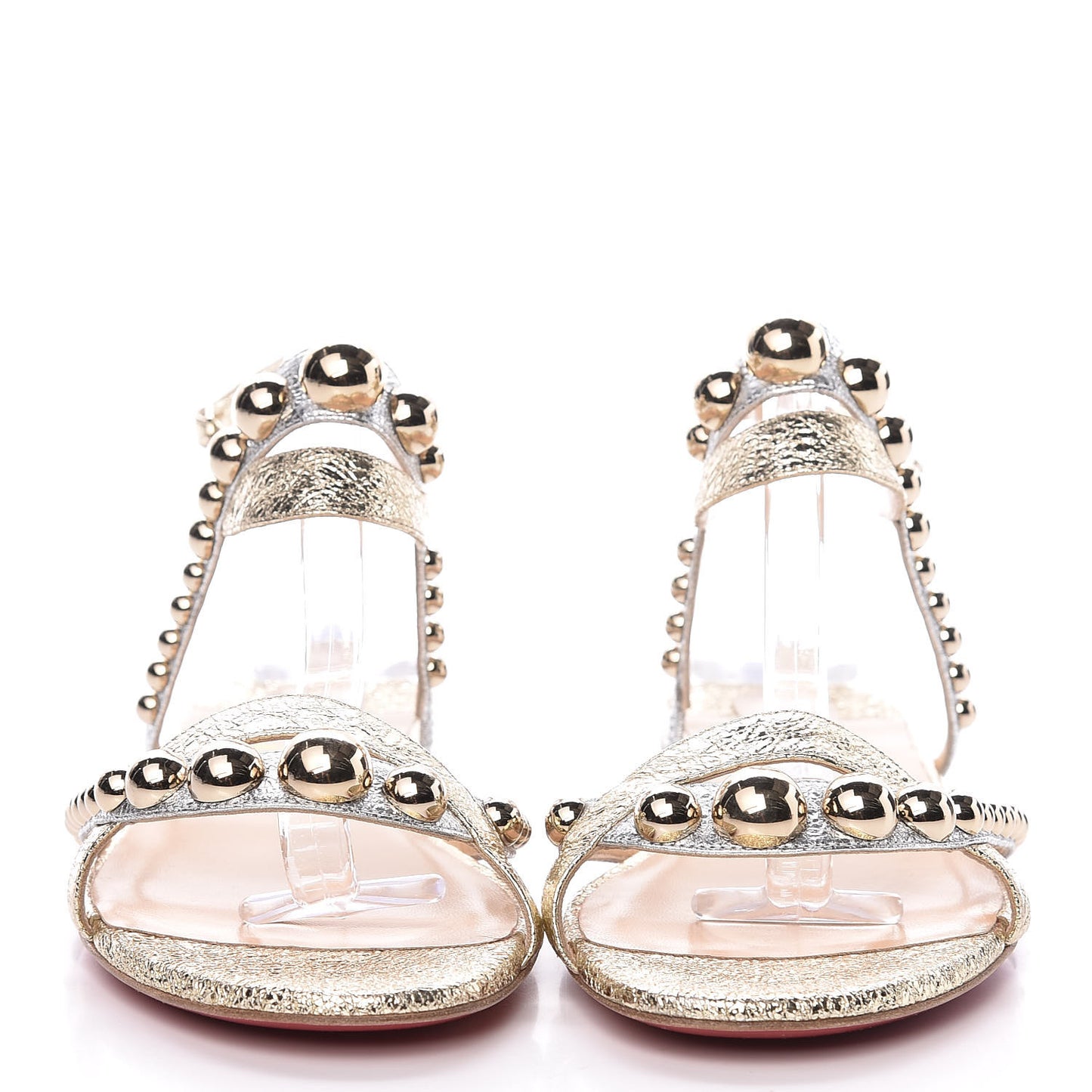 Specchio Vintage Galeria Flat Sandals 40 Platine Light Gold