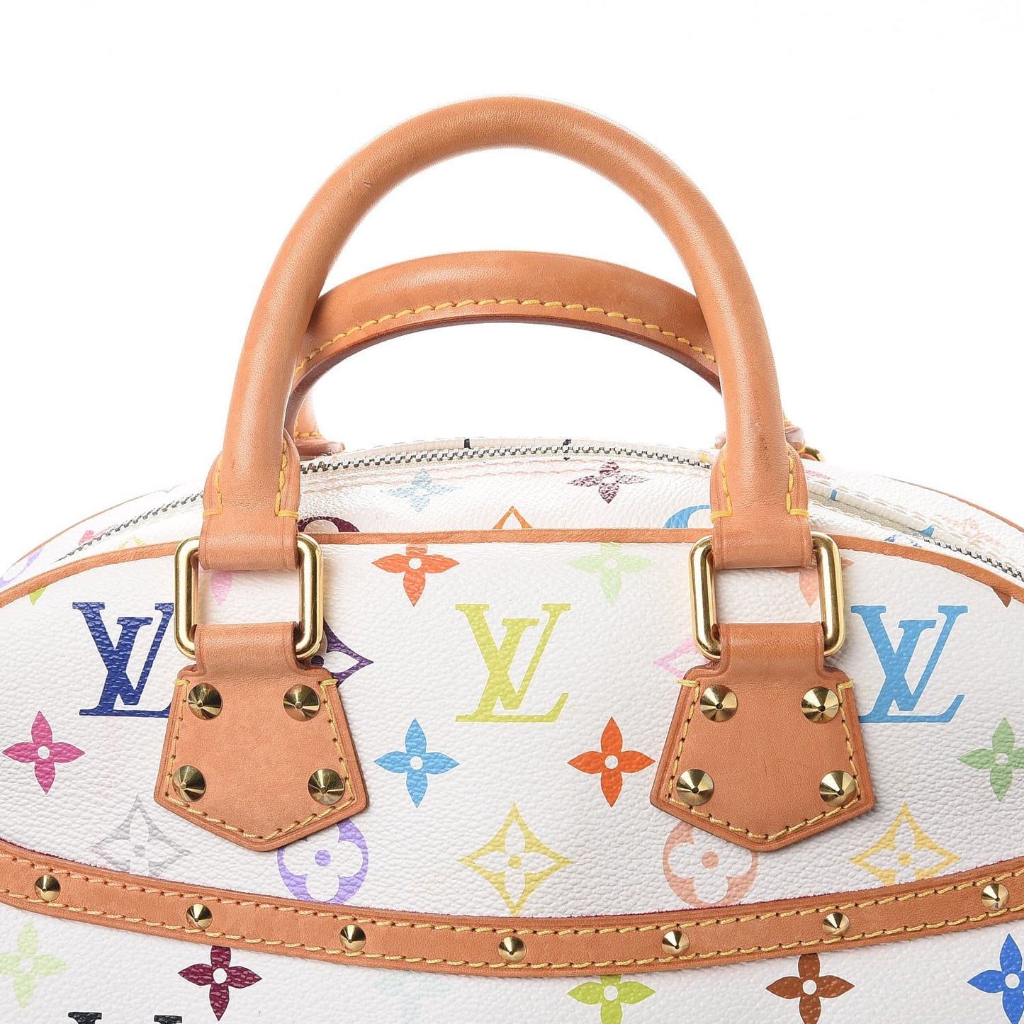 Monogram Multicolor Trouville White