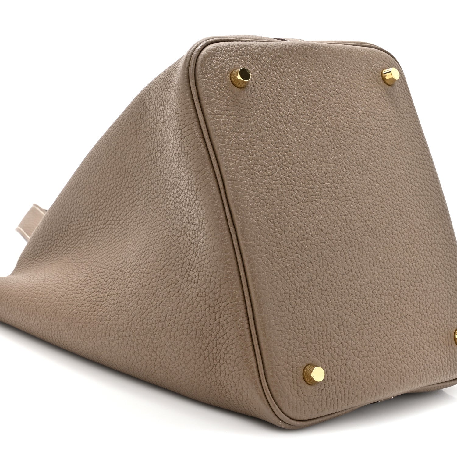 Hermes Taurillon Clemence Picotin Lock 22 MM Etoupe 10 of 11