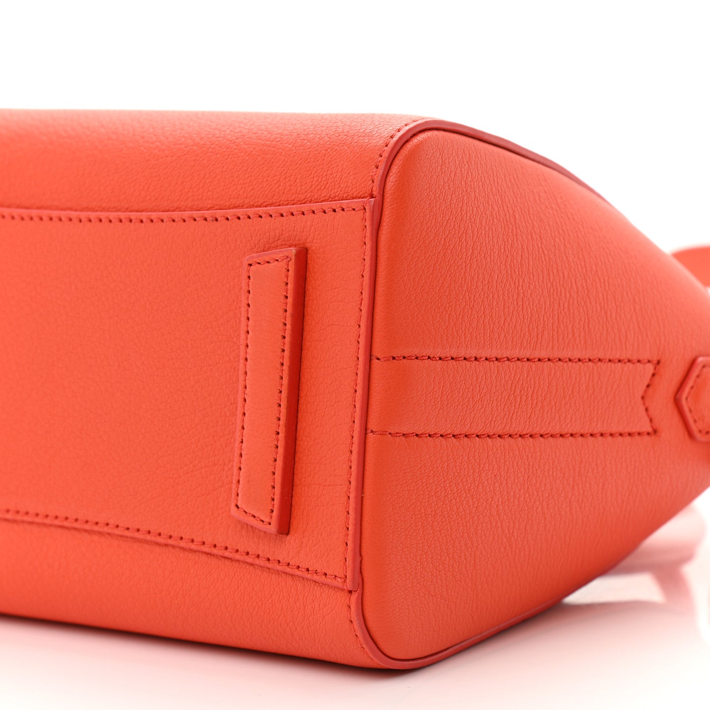 Sugar Goatskin Mini Antigona Burnt Orange