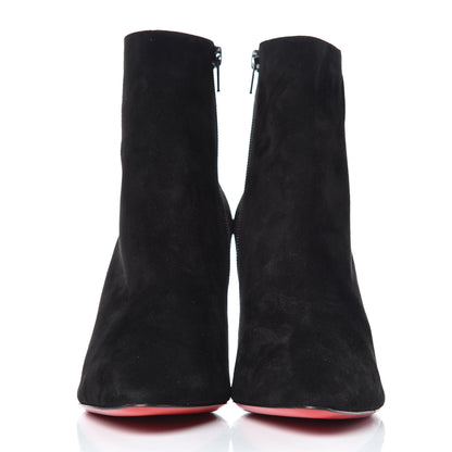 Christian Louboutin Veau Velours Eloise Booty 85 Ankle Boots 39 Black 2 of 10