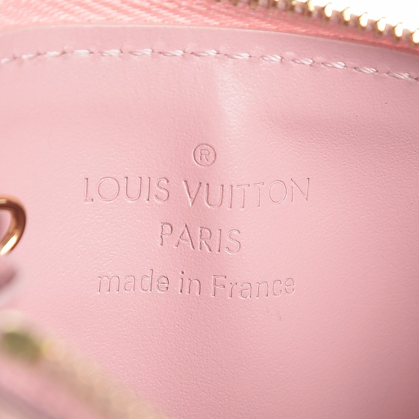 Vernis Key Pouch Rose Ballerine