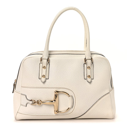 Gucci Calfskin Hasler Boston White 1 of 10