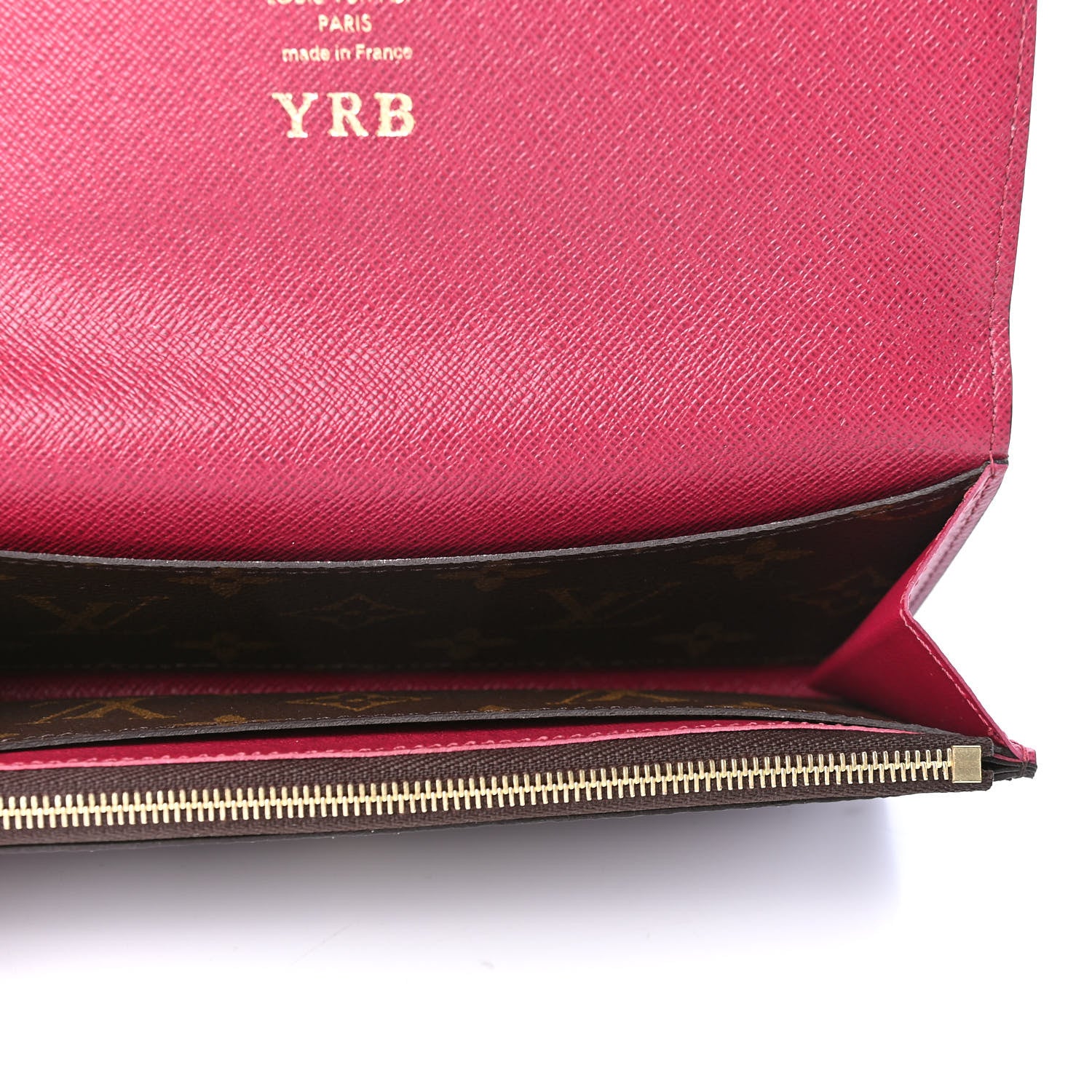 Louis Vuitton Monogram Emilie Wallet Fuchsia 4 of 5