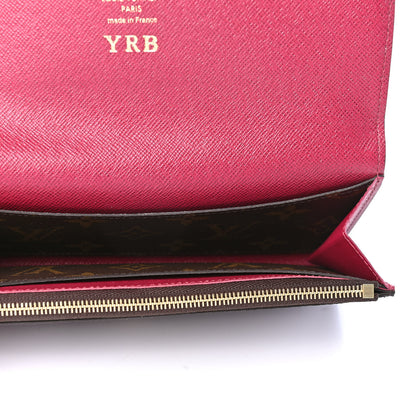 Louis Vuitton Monogram Emilie Wallet Fuchsia 4 of 5