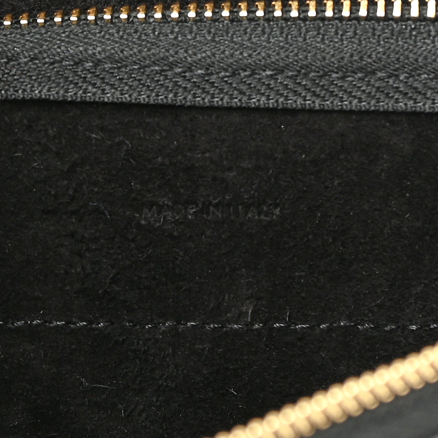 Grained Calfskin Nano Belt Bag Black