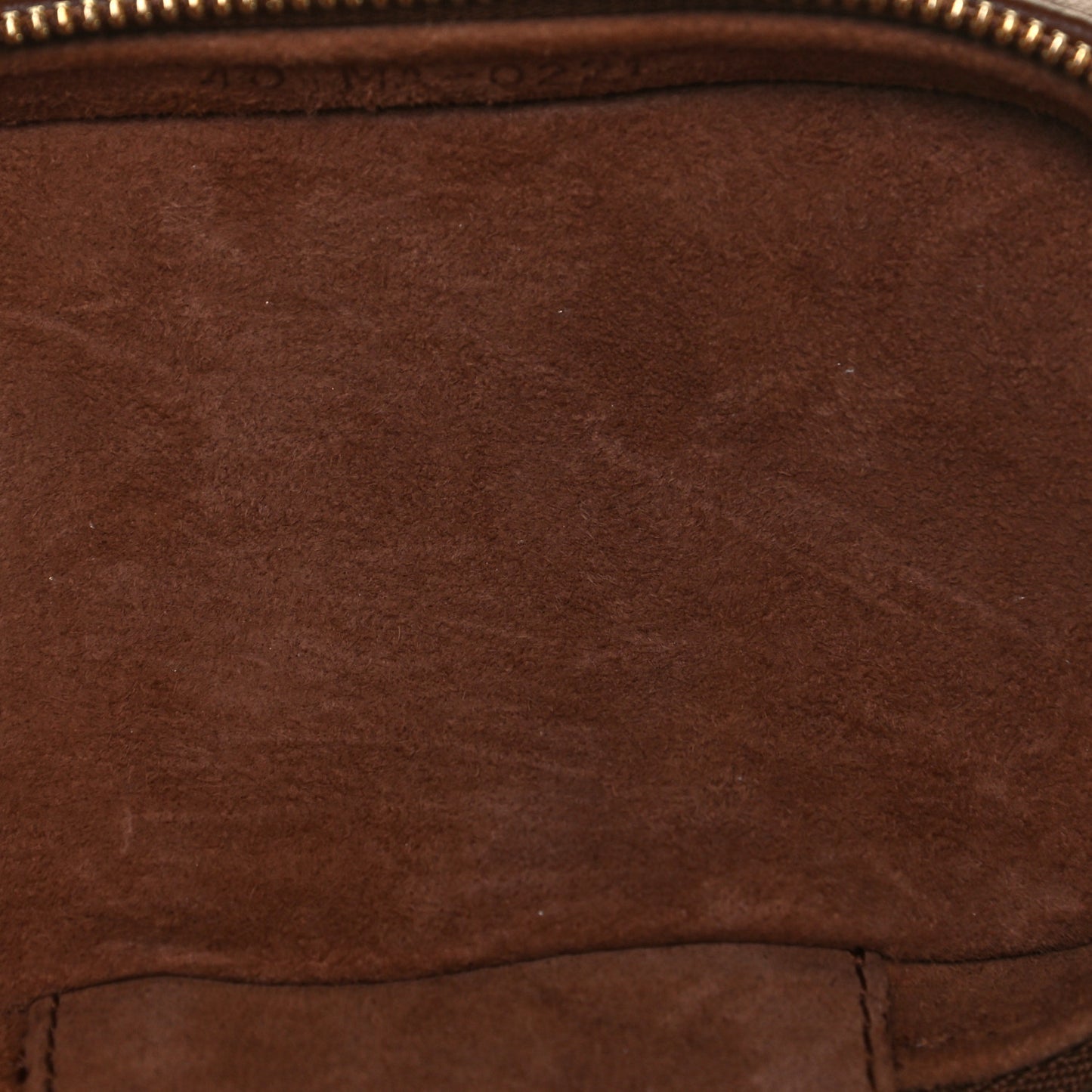 Lambskin Cannage Micro Lady Dior Vanity Case Cognac