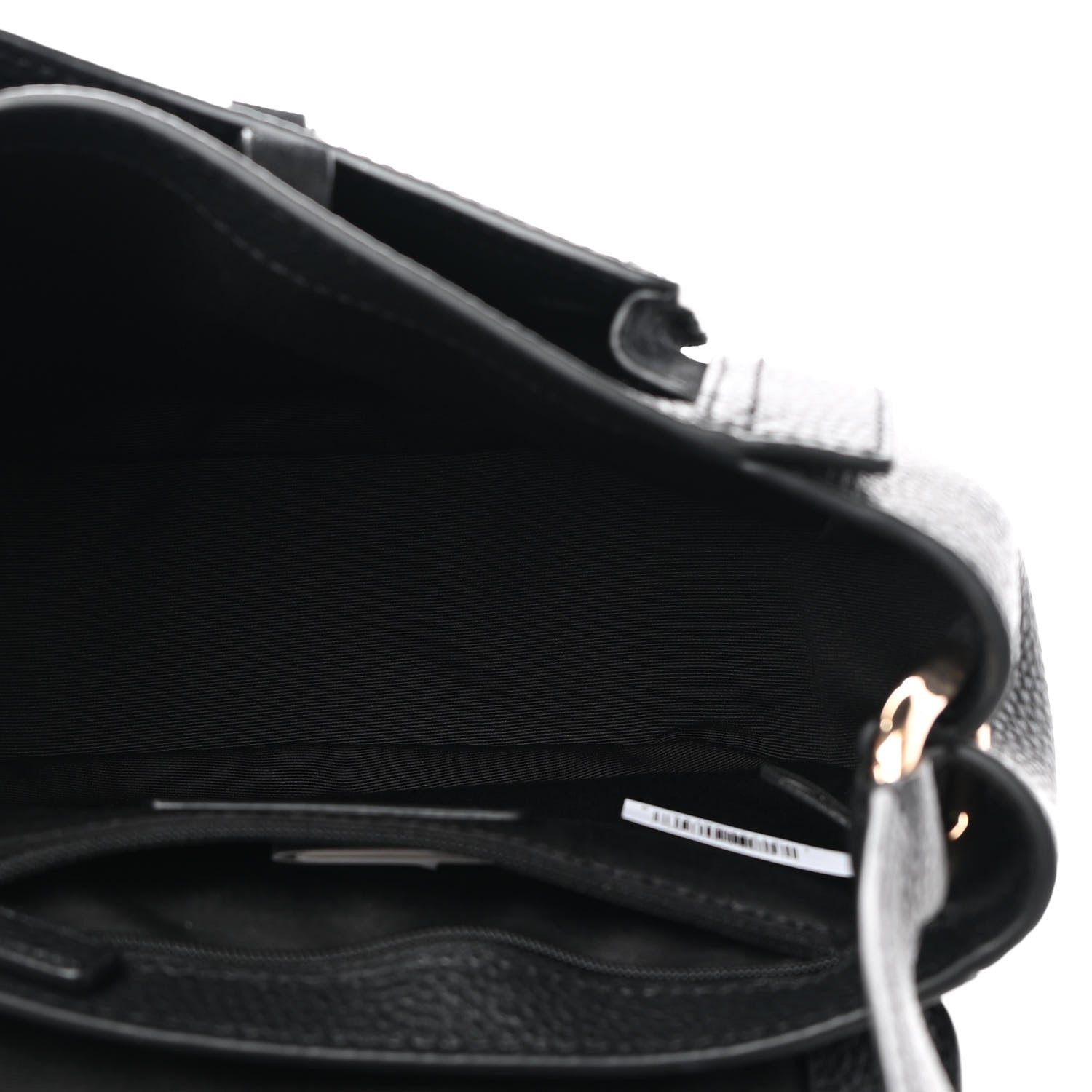Marc Jacobs Pebbled Calfskin Maverick Saddle Bag Black 5 of 8