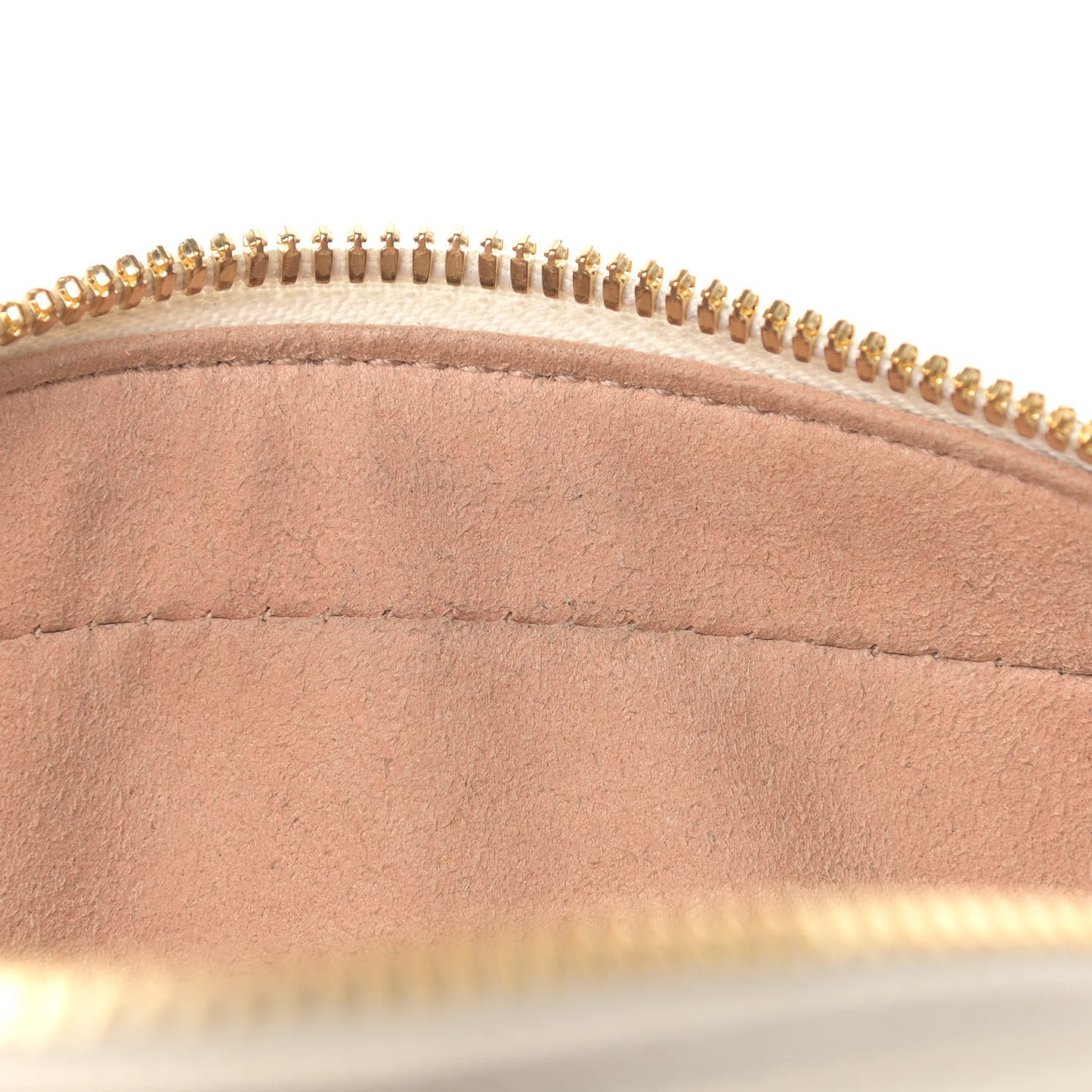 GG Supreme Monogram Small Horsebit 1955 Shoulder Bag Beige Mystic White