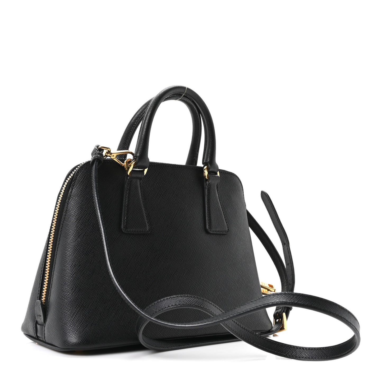 Saffiano Lux Small Promenade Tote Black