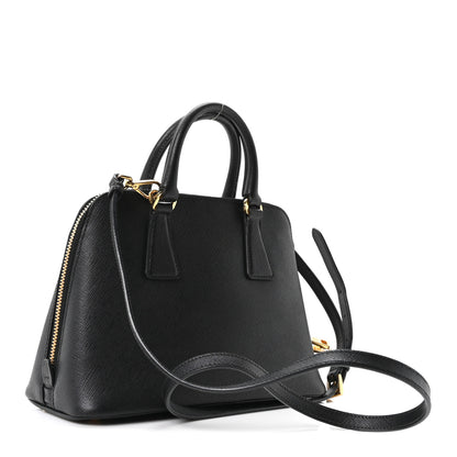 Prada Saffiano Lux Small Promenade Tote Black 3 of 10