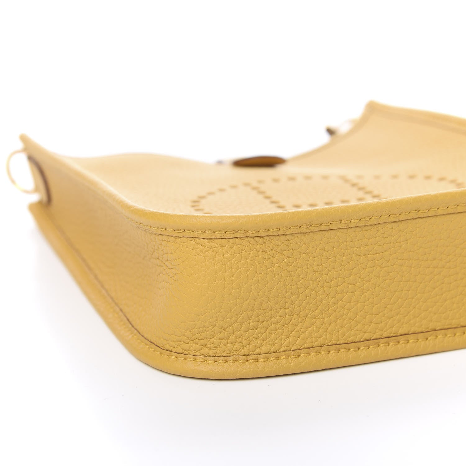 Hermes Taurillon Clemence Evelyne TPM Jaune Ambre 7 of 10