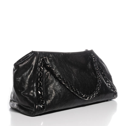 Chanel Glazed Caviar East West Modern Chain Tote Black 3 of 7