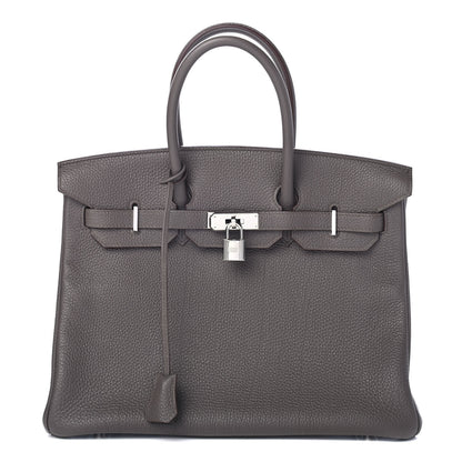 Hermes Togo Birkin 35 Etain 1 of 12
