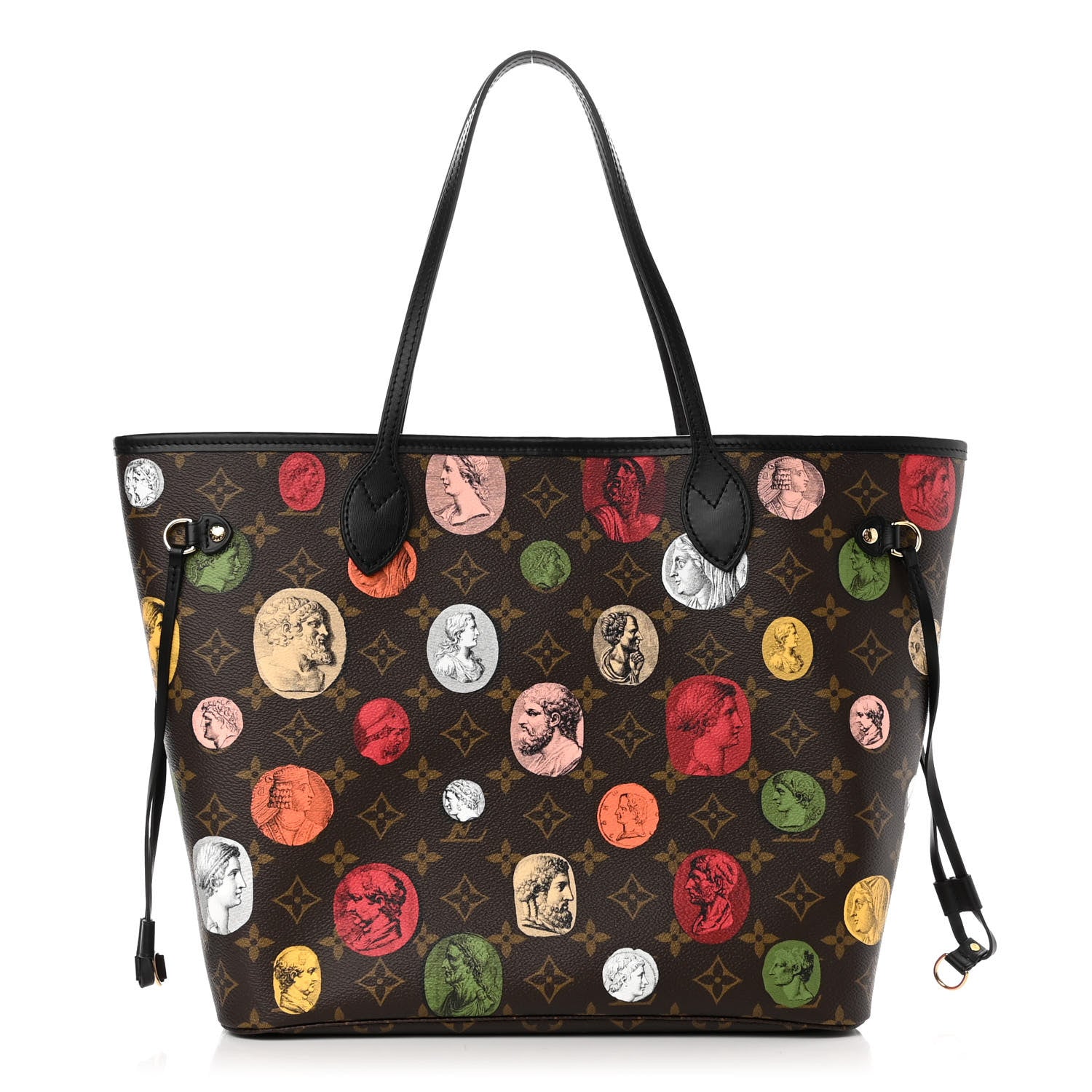 Louis Vuitton X FORNASETTI Monogram Cameo Neverfull MM 3 of 9