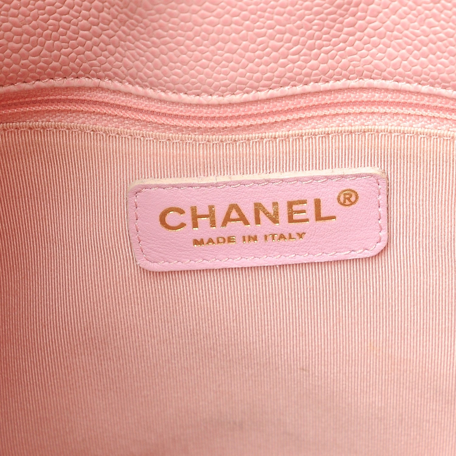 Chanel Caviar Petit Shopping Tote PST Pink 14 of 19