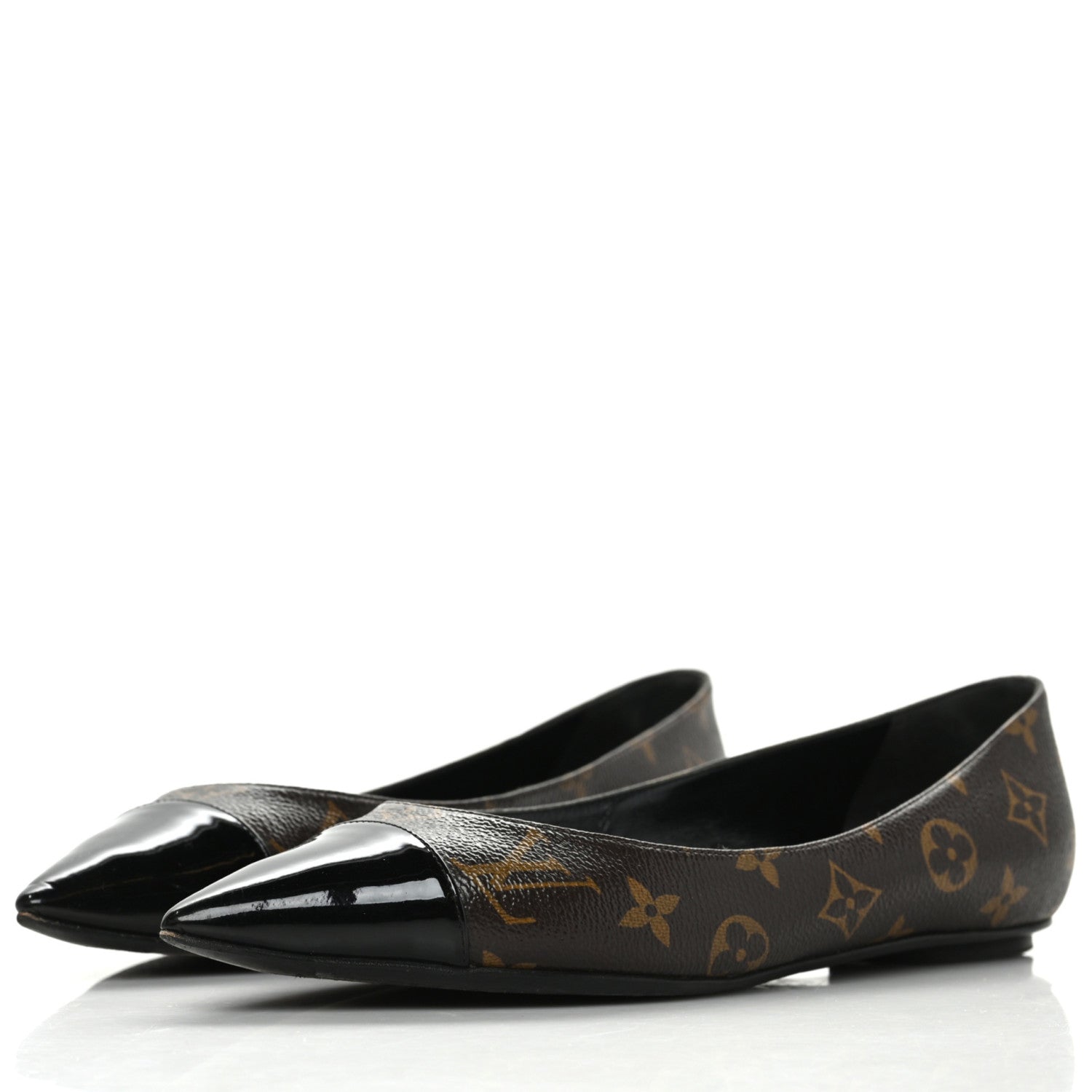 Louis Vuitton Patent Monogram Fetish Ballerina Flats 41 3 of 9