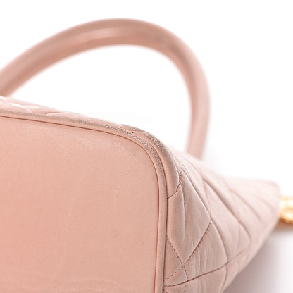 Chanel Lambskin Quilted Medallion Tote Pink 13 of 16