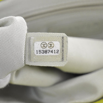 Chanel Lambskin Chain Around Medium Messenger Yellow 12C 7 of 10