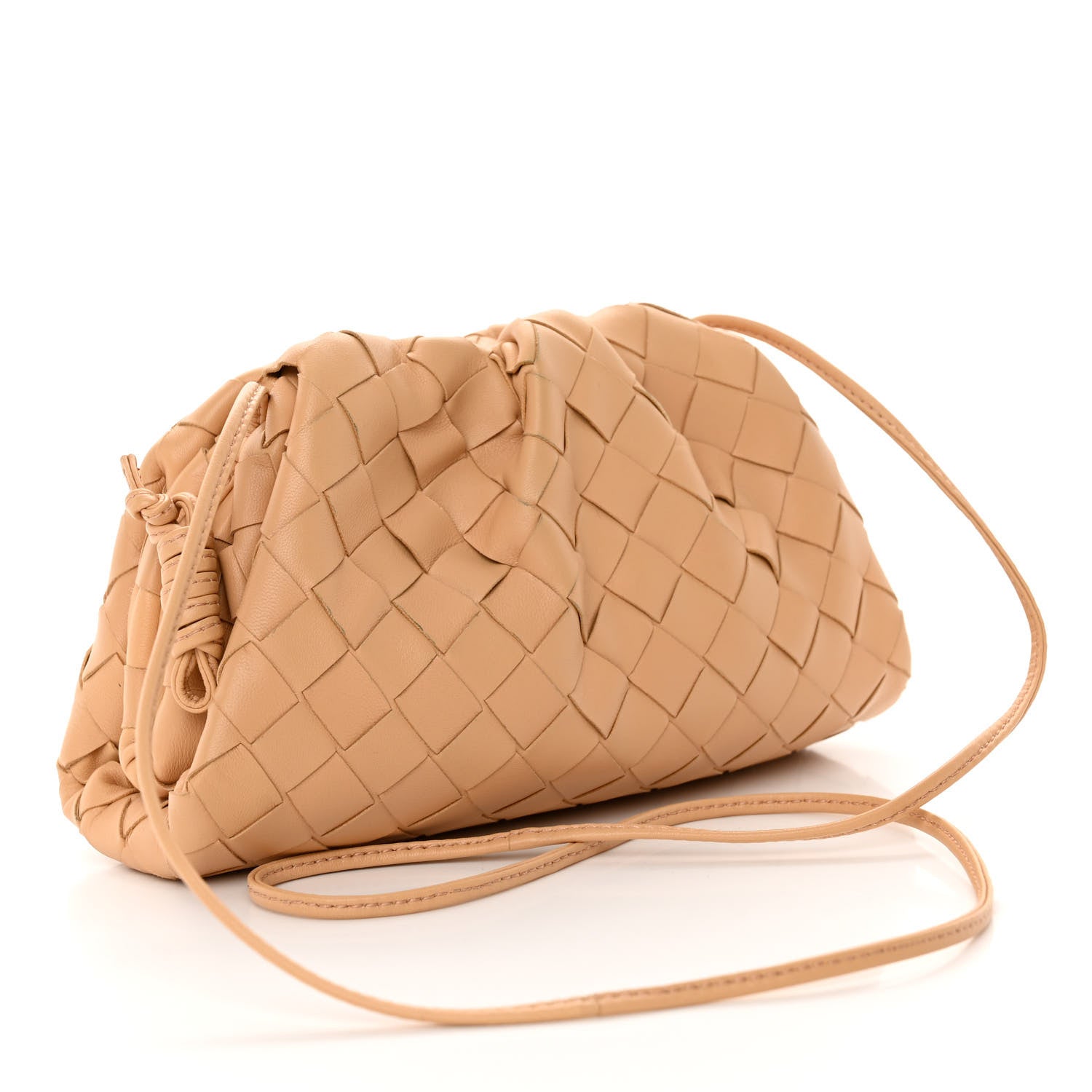 Bottega Veneta Nappa Intrecciato The Mini Pouch Almond 3 of 9