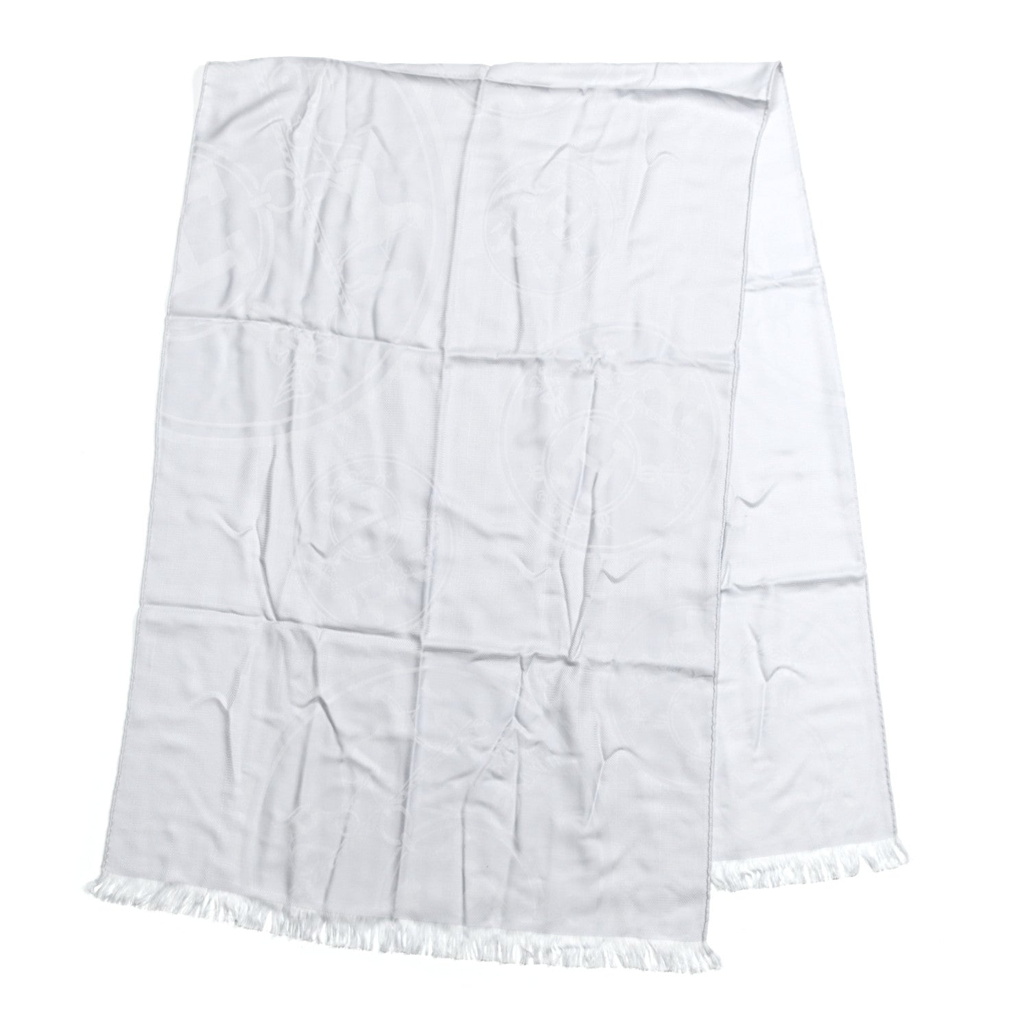 Hermes Cashmere Silk New Libris Confettis D'Ex Libris Stole Gris Nuage 2 of 4
