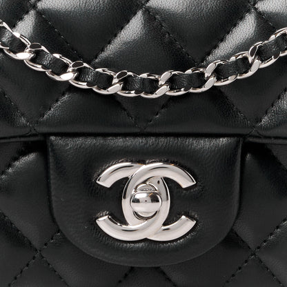 Chanel Lambskin Quilted Extra Mini Flap Black 10 of 13