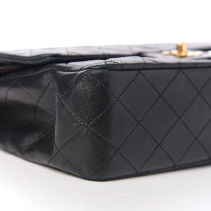 Chanel Lambskin Quilted Medium Double Flap Black 9 of 11